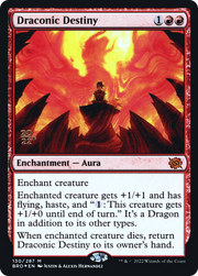 Draconic Destiny (PRE-130S) - The Brothers' War Promos Foil