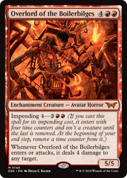 Overlord of the Boilerbilges (DSK-146) - Duskmourn: House of Horror: (enchantment) Foil