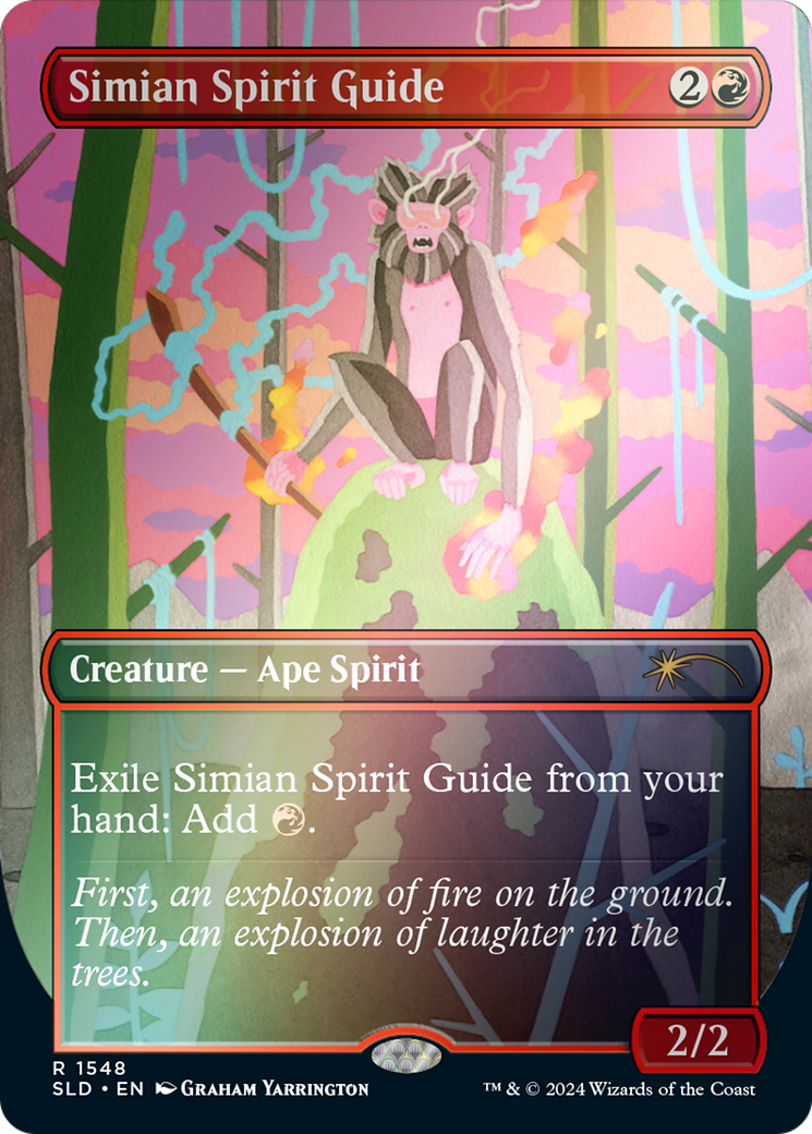 Simian Spirit Guide (SLD-1548) - Secret Lair Drop (Borderless) Foil