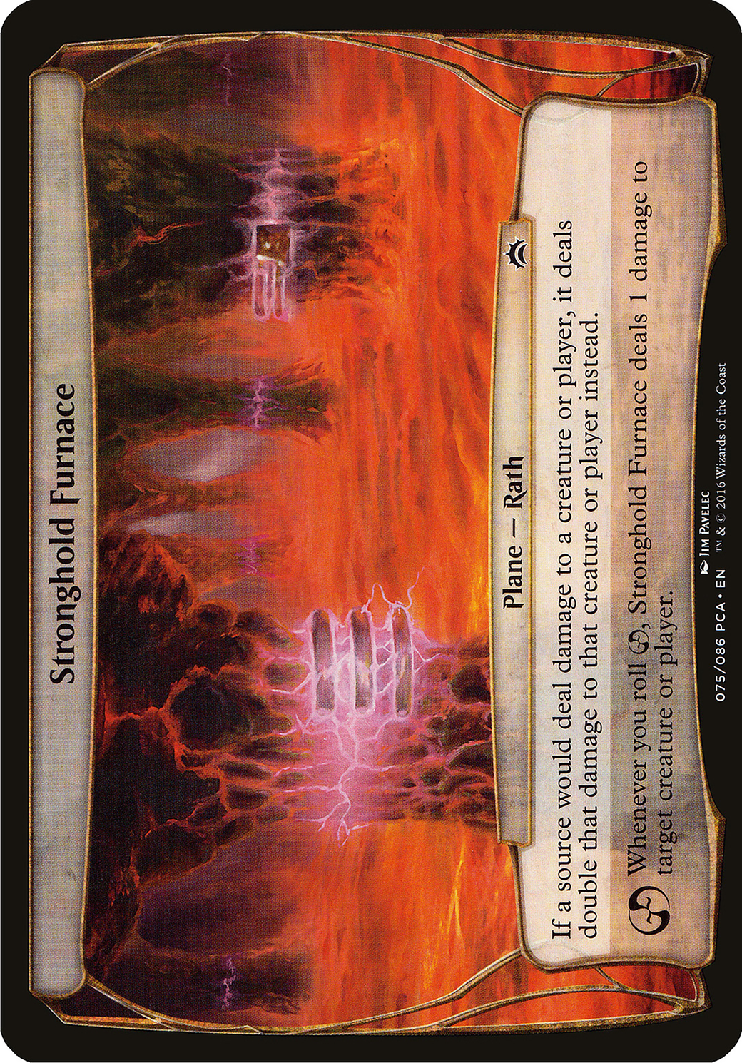 Stronghold Furnace (OVER-) - Planechase Anthology Planes