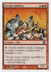 Orcish Artillery (8ED-207) - Eighth Edition