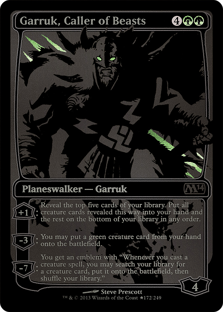 Garruk, Caller of Beasts (MEDIA-172) - San Diego Comic-Con 2013 Foil