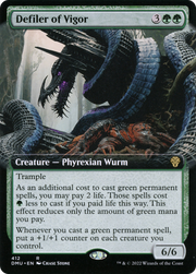 Defiler of Vigor (DMU-412) - Dominaria United: (Extended Art) Foil