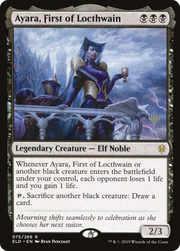 Ayara, First of Locthwain (PPELD-075) - Throne of Eldraine Promos Foil