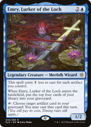 Emry, Lurker of the Loch (PPELD-043) - Throne of Eldraine Promos