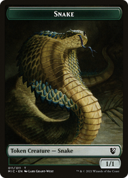 Snake (TMIC-011) - Midnight Hunt Commander Tokens