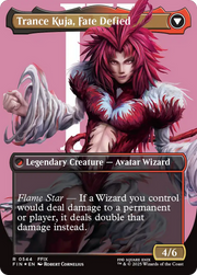 Kuja, Genome Sorcerer (Borderless) (Surge Foil) (FIN-544) - FINAL FANTASY (Borderless) Foil