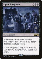 Open the Graves (PPZNR-112) - Core Set 2019 Promos