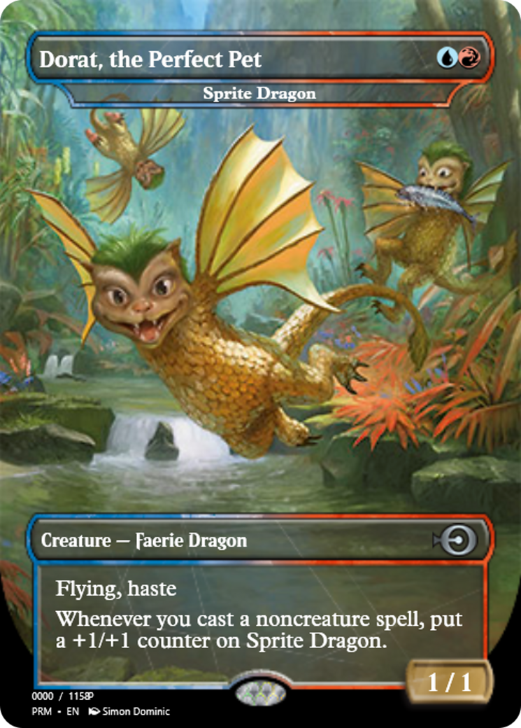 Sprite Dragon (PRM-80933) - Magic Online Promos / Dorat, the Perfect Pet