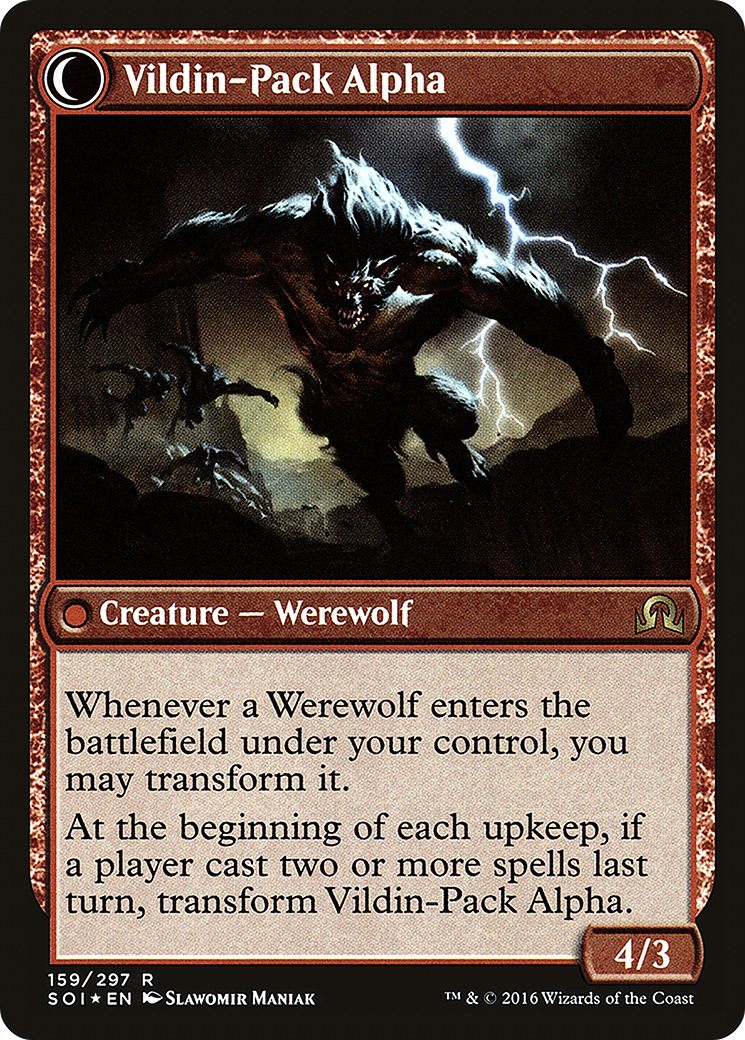 Geier Reach Bandit // Vildin-Pack Alpha (PRE-159S) - Shadows over Innistrad Promos: (Double Faced Transform) Foil