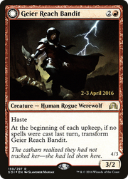 Geier Reach Bandit // Vildin-Pack Alpha (PRE-159S) - Shadows over Innistrad Promos: (Double Faced Transform) Foil