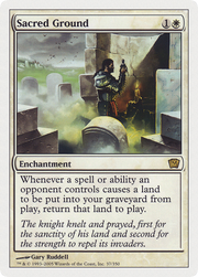 Sacred Ground (9ED-037) - Ninth Edition