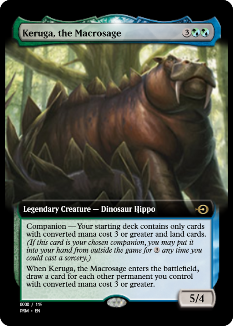 Keruga, the Macrosage (PRM-80847) - Magic Online Promos: (companion) Foil