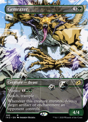 Gemrazer (IKO-295) - Ikoria: Lair of Behemoths: (Showcase) (Borderless) Foil