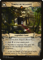 Arguel's Blood Fast // Temple of Aclazotz (V17-002) - From the Vault: Transform: (compasslanddfc) Foil