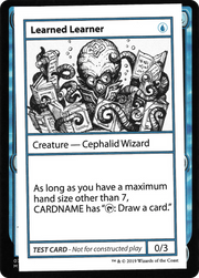 Learned Learner (CMB1-025) - Mystery Booster Playtest Cards 2021
