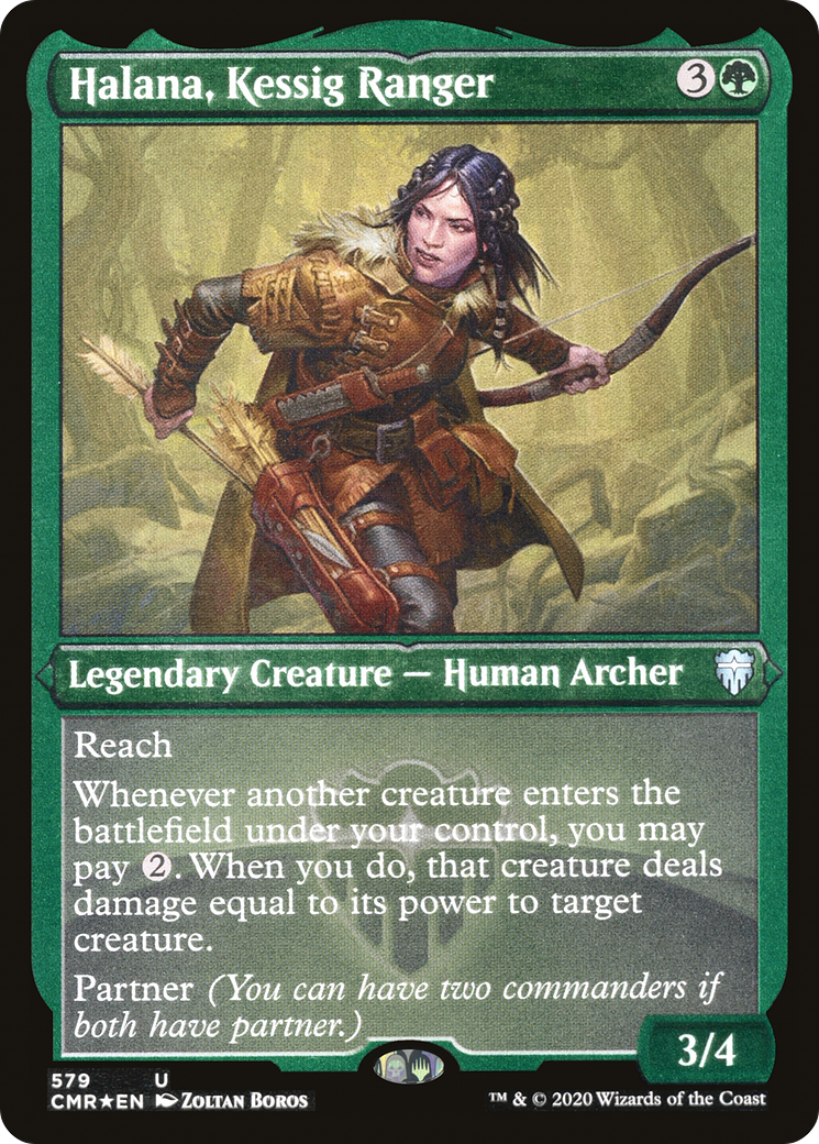 Halana, Kessig Ranger (CMR-579) - Commander Legends Foil