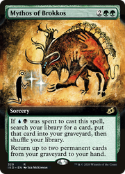 Mythos of Brokkos (IKO-329) - Ikoria: Lair of Behemoths: (Extended Art)