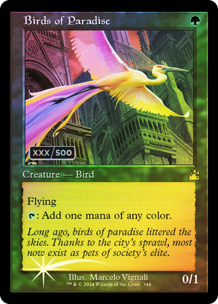 Birds of Paradise (RVR-344) - Ravnica Remastered Foil