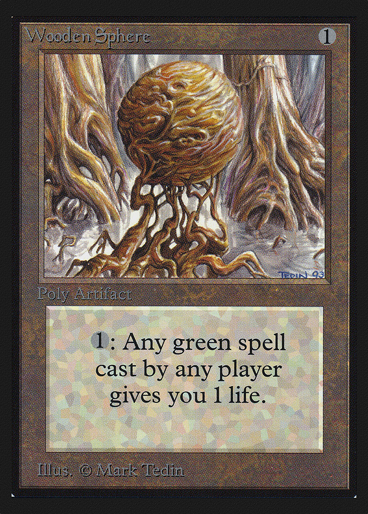 Wooden Sphere (CED-) - Collectors' Edition