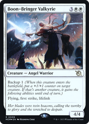 Boon-Bringer Valkyrie (PRE-09S) - March of the Machine Promos Foil