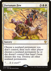 Fortunate Few (C17-004) - Commander 2017
