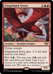 Stingerback Terror (OTJ-147) - Outlaws of Thunder Junction Foil