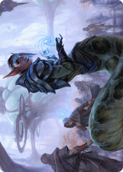 Lonis, Cryptozoologist // Lonis, Cryptozoologist (AMH2-057) - Modern Horizons 2 Art Series (Borderless)