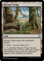 Krosan Verge (PZ1-144) - Legendary Cube Prize Pack Foil