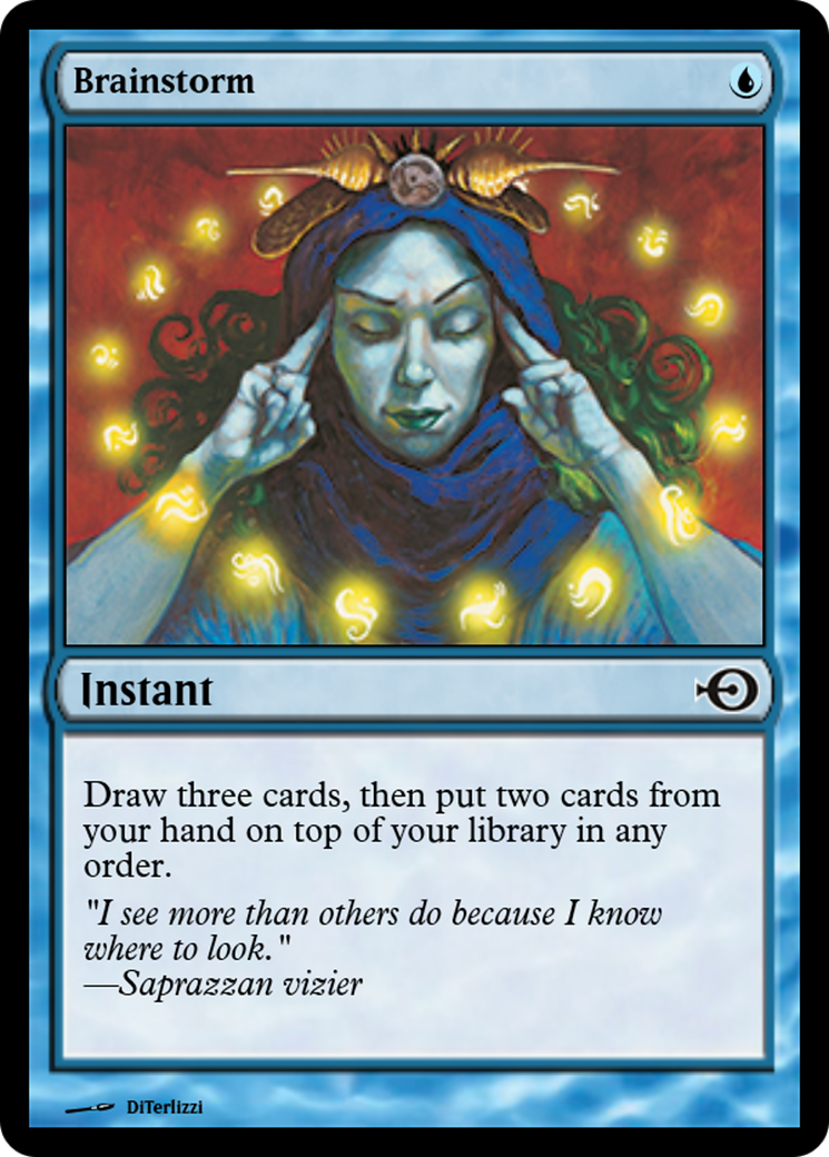 Brainstorm (PRM-31453) - Magic Online Promos Foil