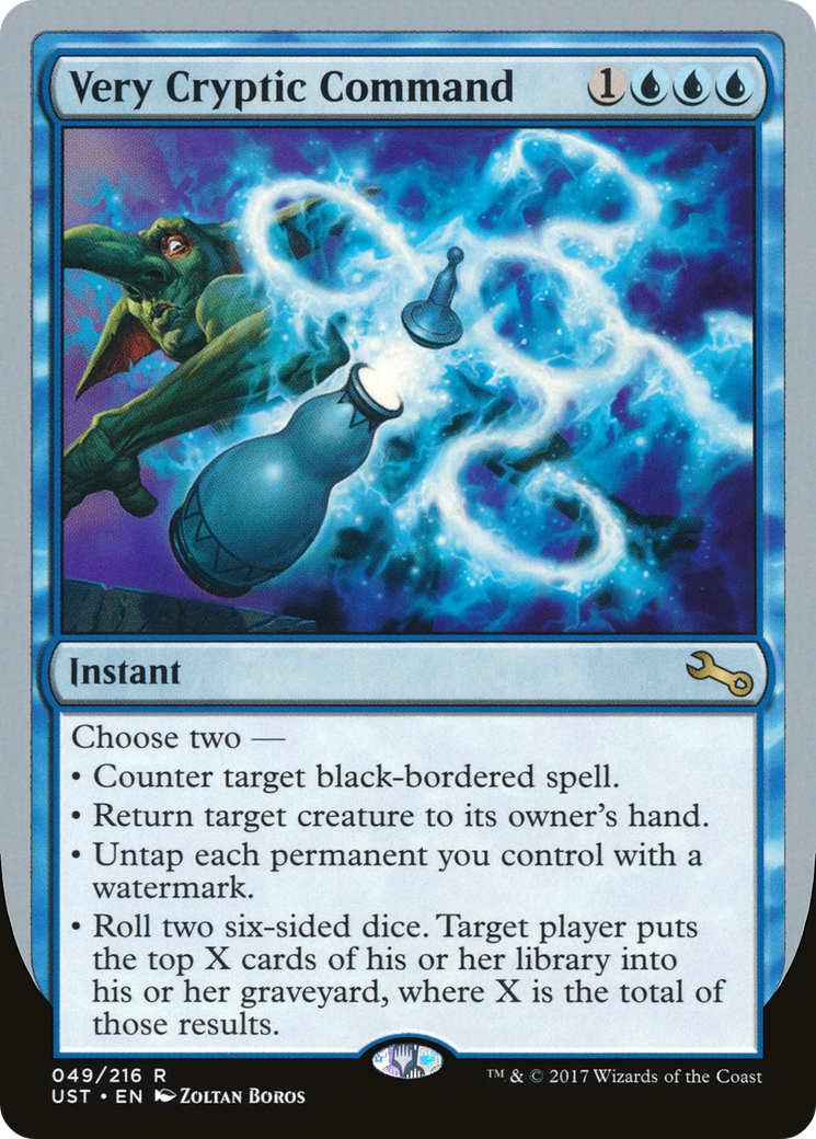 Very Cryptic Command (UST-049) - Unstable Foil