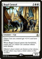 Regal Caracal (PRE-024) - Amonkhet Promos Foil