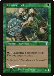 Scavenger Folk (7ED-267★) - Seventh Edition Foil