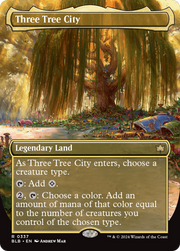Three Tree City (BLB-337) - Bloomburrow (Borderless)