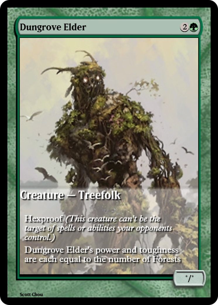 Dungrove Elder (PRM-41650) - Magic Online Promos Foil