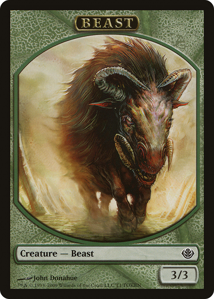 Beast (DDD-0T1) - Duel Decks: Garruk vs. Liliana Tokens