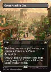 Great Arashin City (TDM-395) - Tarkir: Dragonstorm (Borderless) Foil