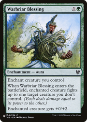Warbriar Blessing (LIST-THB-204) - The List