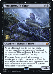 Rottenmouth Viper (PRE-107) - Bloomburrow Promos Foil