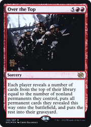 Over the Top (PRE-146S) - The Brothers' War Promos Foil