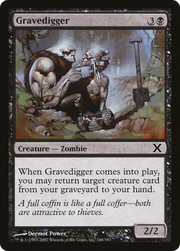 Gravedigger (10E-146) - Tenth Edition Foil