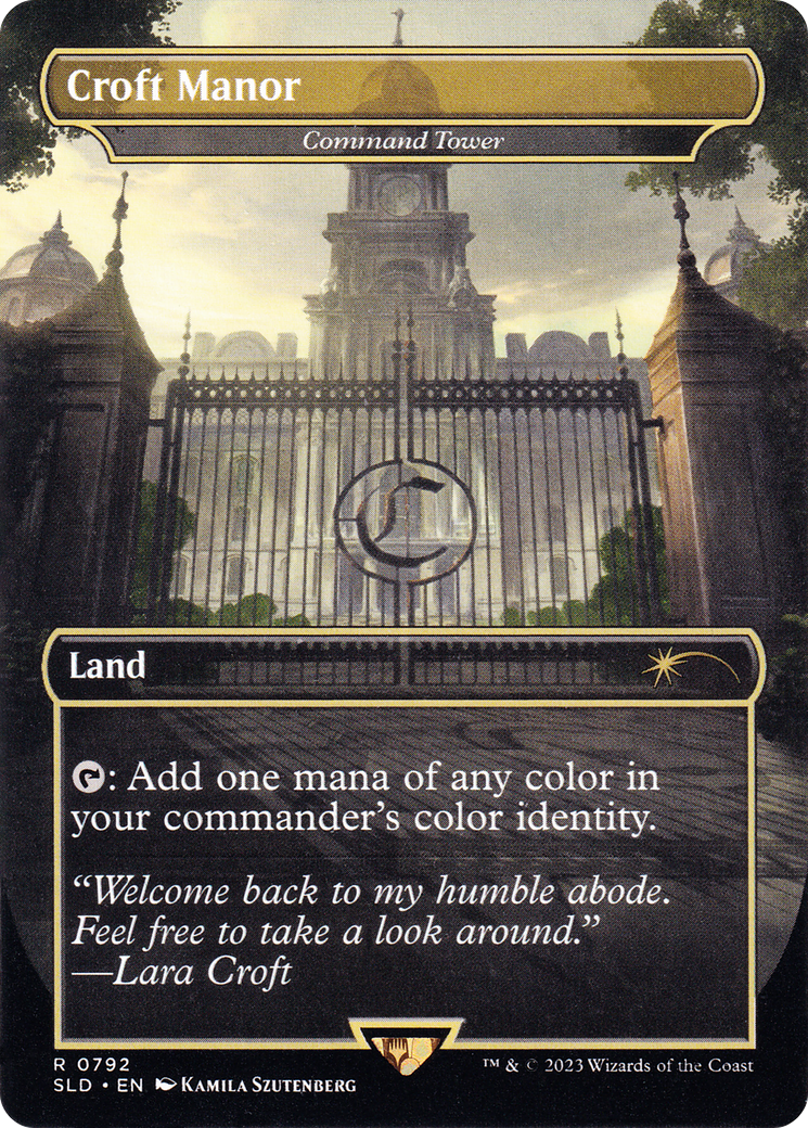 Command Tower (SLD-792) - Secret Lair Drop / Croft Manor (Borderless)