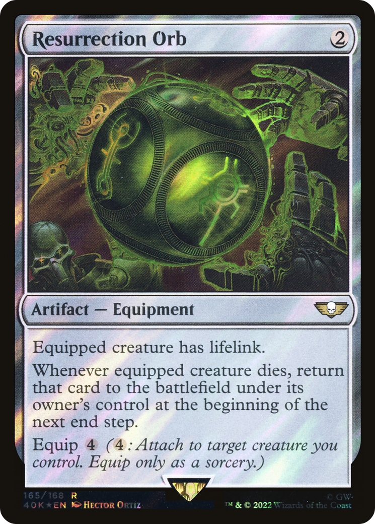 Resurrection Orb (40K-165) - Warhammer 40,000 Commander Foil
