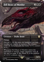 Fell Beast of Mordor (LTC-513) - Tales of Middle-earth Commander (Borderless)