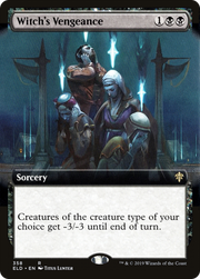 Witch's Vengeance (ELD-358) - Throne of Eldraine: (Extended Art) Foil
