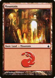 Mountain (RAV-299) - Ravnica: City of Guilds Foil