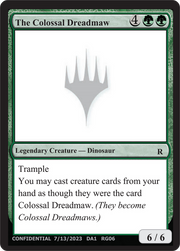 The Colossal Dreadmaw (UNK-RG06B) - Unknown Event