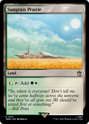 Sungrass Prairie (WHO-311) - Doctor Who Foil