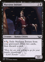 Maestros Initiate (SNC-086) - Streets of New Capenna Foil