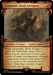 Grishnákh, Brash Instigator (LTR-585) - The Lord of the Rings: Tales of Middle-earth: (Showcase)